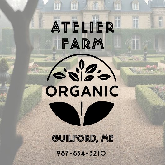 ファームラオーガニックベル事業または製品リーフスタンプ セルフインキングスタンプ