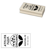 ファームラオーガニックベル事業または製品リーフスタンプ ラバースタンプ (押印)