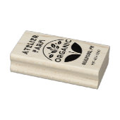 ファームラオーガニックベル事業または製品リーフスタンプ ラバースタンプ (スタンプ)