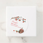 ファームラディバ素朴グのアップルガールベビーシャワー フェイバータグ (インサイチュ)