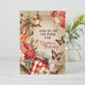 ファームランドチックパーティー招待状 招待状 (スタンド正面)