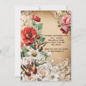 ファームランドチックパーティー招待状 招待状 (裏面)