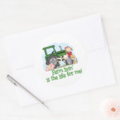 ファームリヴィン（女の子） ラウンドシール (封筒)