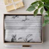 ファームルースターウェザードバーンドウッド2デコパージュ 薄葉紙 (ギフト)