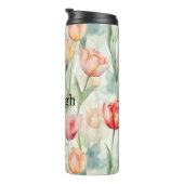 ファームレッドイエローチューリップ花 タンブラー (回転右)