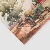 ファームレッドバーントラクターランドスケープ 薄葉紙 (詳細)