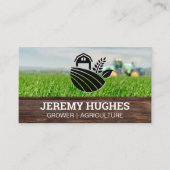 ファームロゴ | 農地トラクターの名刺 名刺 (正面)