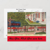 ファームヴィル・ヴァージニア、キット・カーソン・コート ポストカード (正面/裏面)