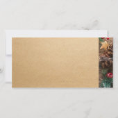 ファームヴィンテージクリスマスギフトバウチャークラフト紙 (裏面)