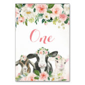 ファーム動物フローラガールテーブル番号 テーブルナンバー (裏面)