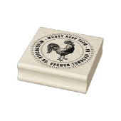 ファーム名と場所のロータースタンプファンシー縁ど ラバースタンプ (スタンプ)