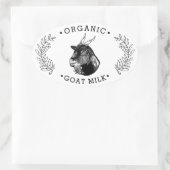 ファーム名 |リース |ヤギのチーズミルク |ヴィンテージ 楕円形シール (バッグ)