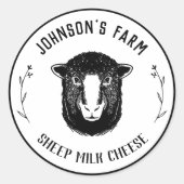 ファーム名 |リース | Sheep Milkチーズ |ヴィンテージ| ラウンドシール (正面)