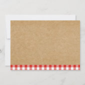 ファーム招待状誕生日オールドマクドナルドカントリー 招待状 (裏面)