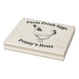 ファーム新鮮な卵あなたの名前チキンヘンス卵スタンプ ラバースタンプ