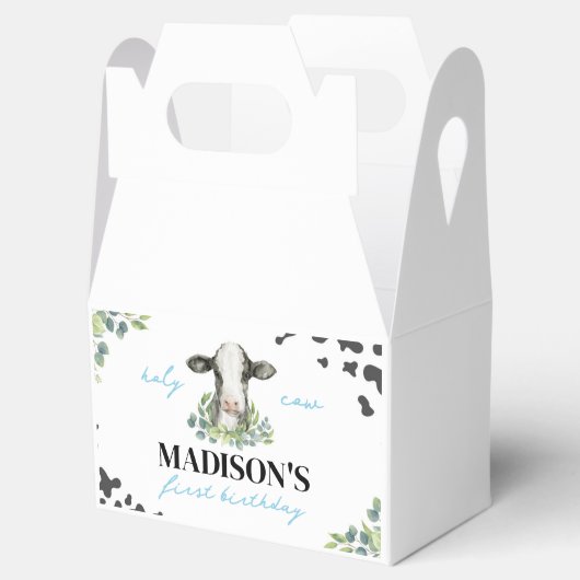 ファーム牛の誕生日パーティーのお願いボックス フェイバーボックス (オープン)