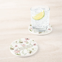 ファーム甘いファームファミリー名ポピー、蜂の野花 コースター