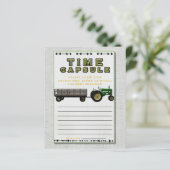 ファーム納屋周囲の庭トラクタータイムカプセルベビーシャワー (スタンド正面)