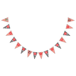 ファーム納屋周囲の庭ハッピーバースデーバナーバンティングフラグ バンティングフラッグ