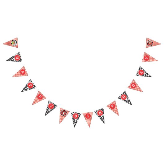 ファーム納屋周囲の庭ハッピーバースデーバナーバンティングフラグ バンティングフラッグ (全)