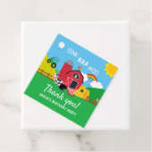 ファーム納屋周囲の庭動物誕生日サンキューキッズ フェイバータグ (インサイチュ)