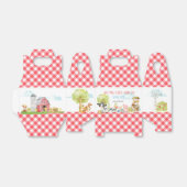 ファーム納屋周囲の庭動物誕生日 フェイバーボックス (折り畳みなし)