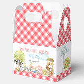 ファーム納屋周囲の庭動物誕生日 フェイバーボックス (オープン)