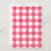 ファーム納屋周囲の庭動物2nd誕生日 招待状 (裏面)