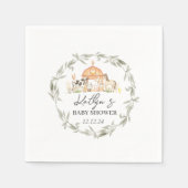 ファーム紙ナプキンス、ファーム動物ナプキンス スタンダードカクテルナプキン (正面)