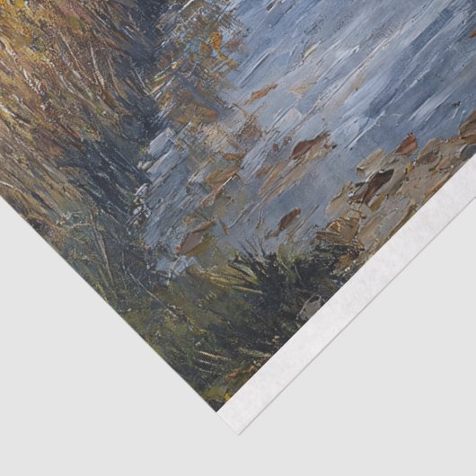 ファーム素朴およびストリームのランドスケープの切り離し 薄葉紙 (詳細)