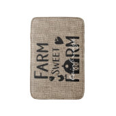 ファーム素朴スウィートファームハウスパーソナライズされた バスマット (正面縦)