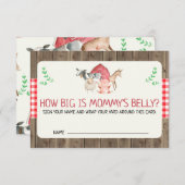 ファーム素朴ママのベリーカードのサイズ 招待状 (正面/裏面)