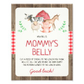 ファーム素朴ママの腹の看板の大きさ フォトプリント            (正面)