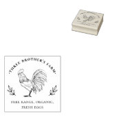 ファーム素朴ヴィンテージ卵カートン ラバースタンプ (押印)