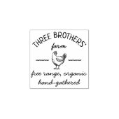 ファーム素朴ヴィンテージ卵 ラバースタンプ (インプリント)