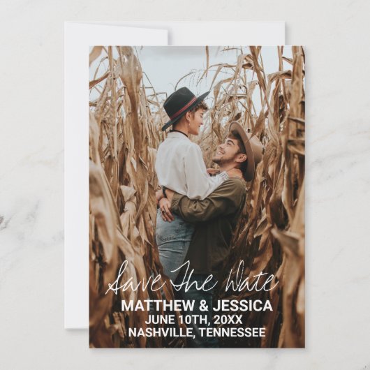 ファーム素朴日付の保存 セーブザデート (正面)