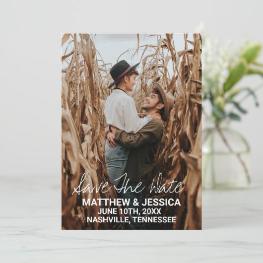 ファーム素朴日付の保存 セーブザデート (スタンド正面)