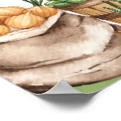 ファーム素朴納屋周囲の庭ベジベイビーシャワーウェルカム ポスター (角)