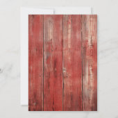 ファーム素朴50th誕生日トラクターパーティー 招待状 (裏面)