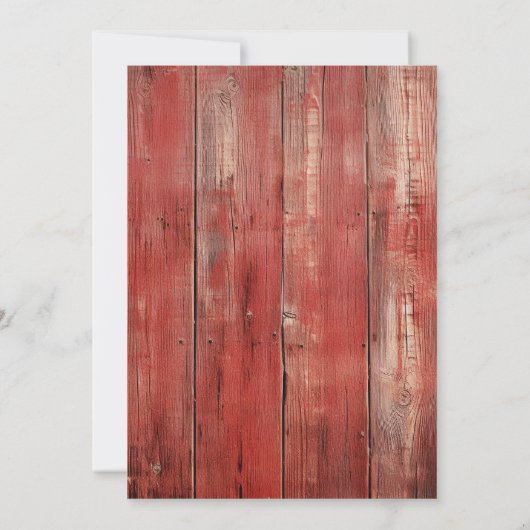 ファーム素朴50th誕生日トラクターパーティー 招待状 (裏面)