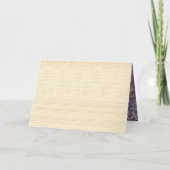 ファーム結婚のイベントカラフルカウパープル 招待状 (裏面)