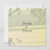 ファーム結婚式招待状 招待状 (裏面)