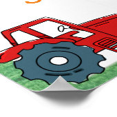 ファーム誕生日カスタムウェルカムサイン ポスター (角)