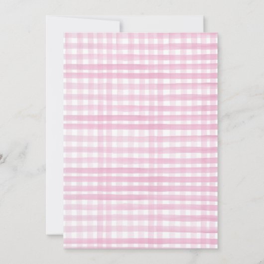 ファーム誕生日ガール納屋周囲の庭タイムカプセルカード カード (裏面)