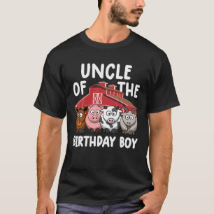 ファーム誕生日ギフト叔父オブザ誕生日ボーイファーム Tシャツ