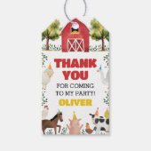 ファーム誕生日サンキューギフトラベル ギフトタグ (正面)
