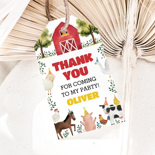 ファーム誕生日サンキューギフトラベル ギフトタグ