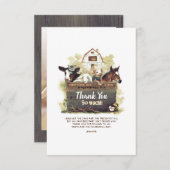 ファーム誕生日サンキューフォト サンキューカード (正面/裏面)