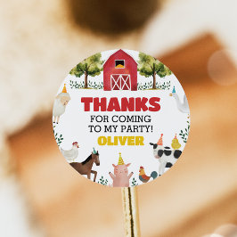 ファーム誕生日シール ラウンドシール