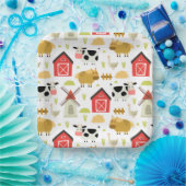 ファーム誕生日ベビーシャワー ペーパープレート (パーティー)